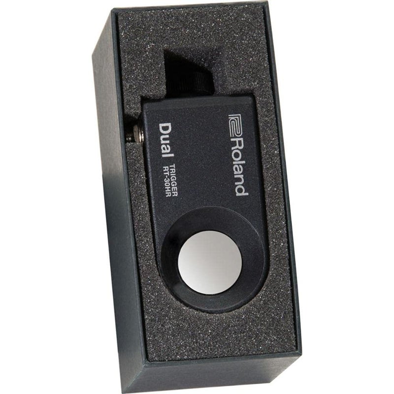 Roland RT-30HR جهاز تحفيز الطبول الصوتية المزدوج، أسود - Image 2