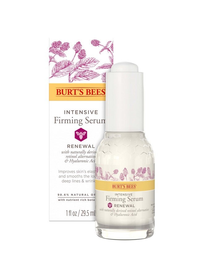 بيرتس بيز سيروم بيرتس بيز رينيوال المكثف لشد البشرة، مع بديل الريتينول الطبيعي وحمض الهيالورونيك، مكونات طبيعية فعالة مضادة للشيخوخة، 98.6% من منتجات العناية بالبشرة من مصادر طبيعية، زجاجة سعة 1 أونصة سائلة. - Image 1