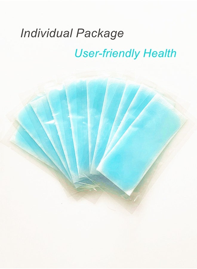 Generic - 10 Pcs Cooling Gel Patches Relieve Sunstroke Drowsiness Headache Toothache Pain Suitable for Outdoor Travel and Family Daily Life - Image 1