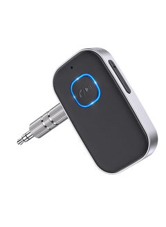 Bluetooth 5.0 Receiver for Car Noise Cancelling Bluetooth AUX Adapted Bluetooth Music Receiver for Home Stereo Wired Headphones Hands-Free Call 16H Battery Life