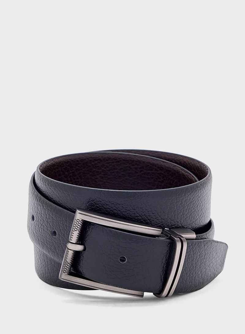 Robert Wood Genuine Leather 35Mm Reversible And Resizable Formal Belt