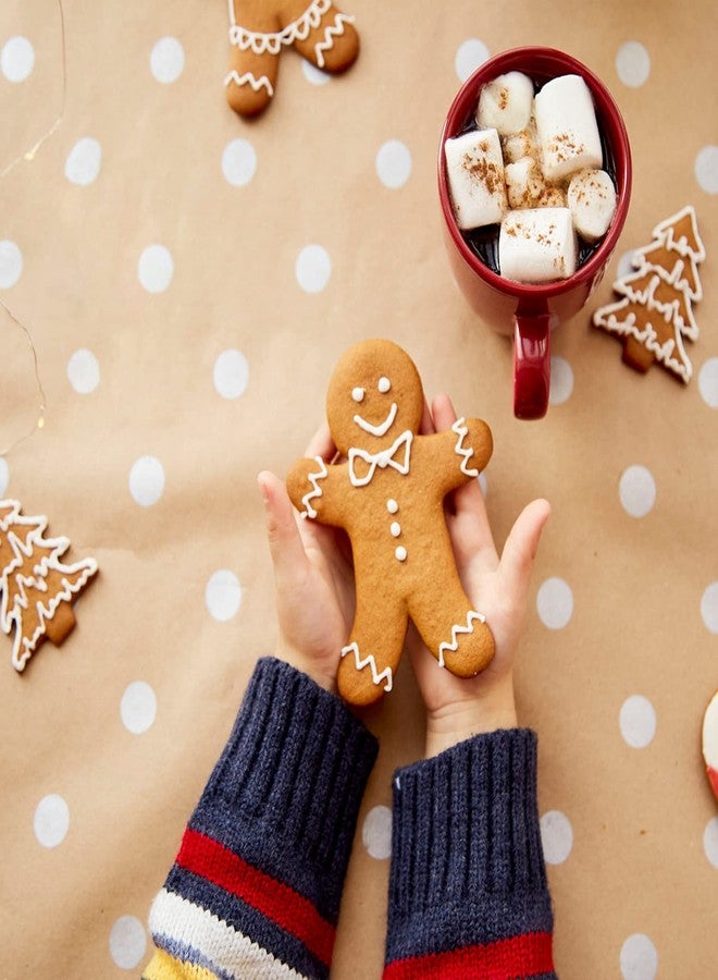 FUSOTO 6PCS Christmas Cookie Cutters, Holiday Xmas Cookie Cutters Christmas Shapes - Gingerbread Man, Snowflake, Snowman, Christmas Tree, Reindeer, Santa Face for Cookie Baking - Image 4