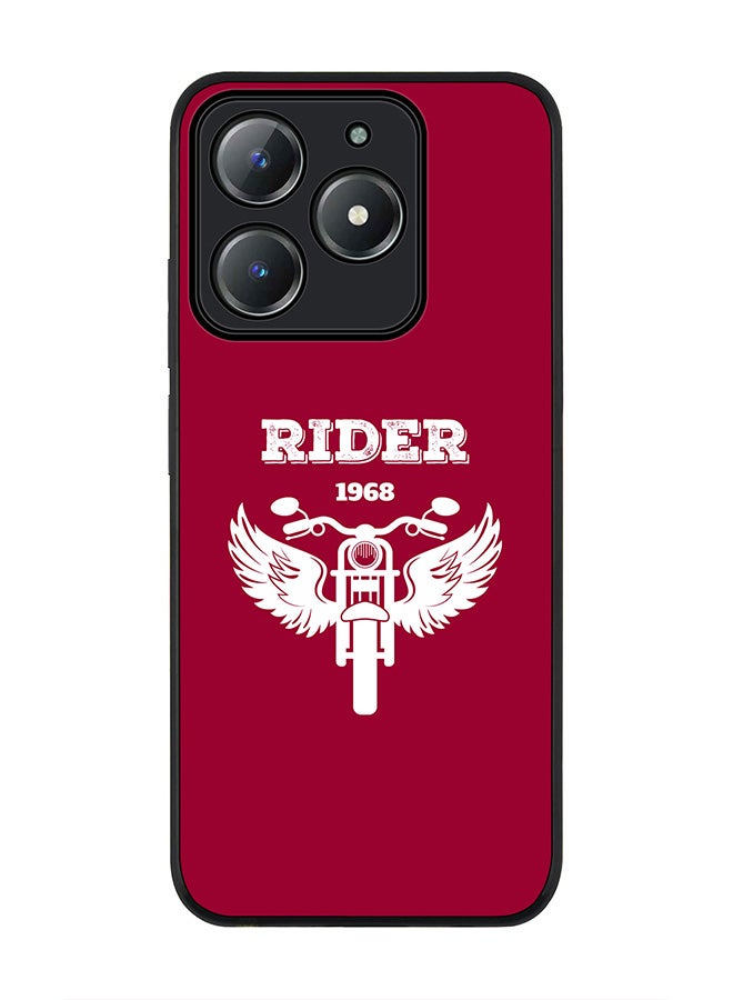 Stylizedd For Realme C63 / Realme C61 4G Case,Slim fit Camera Protection, Shockproof Thin Phone cover  - Rider 1968 - Image 1