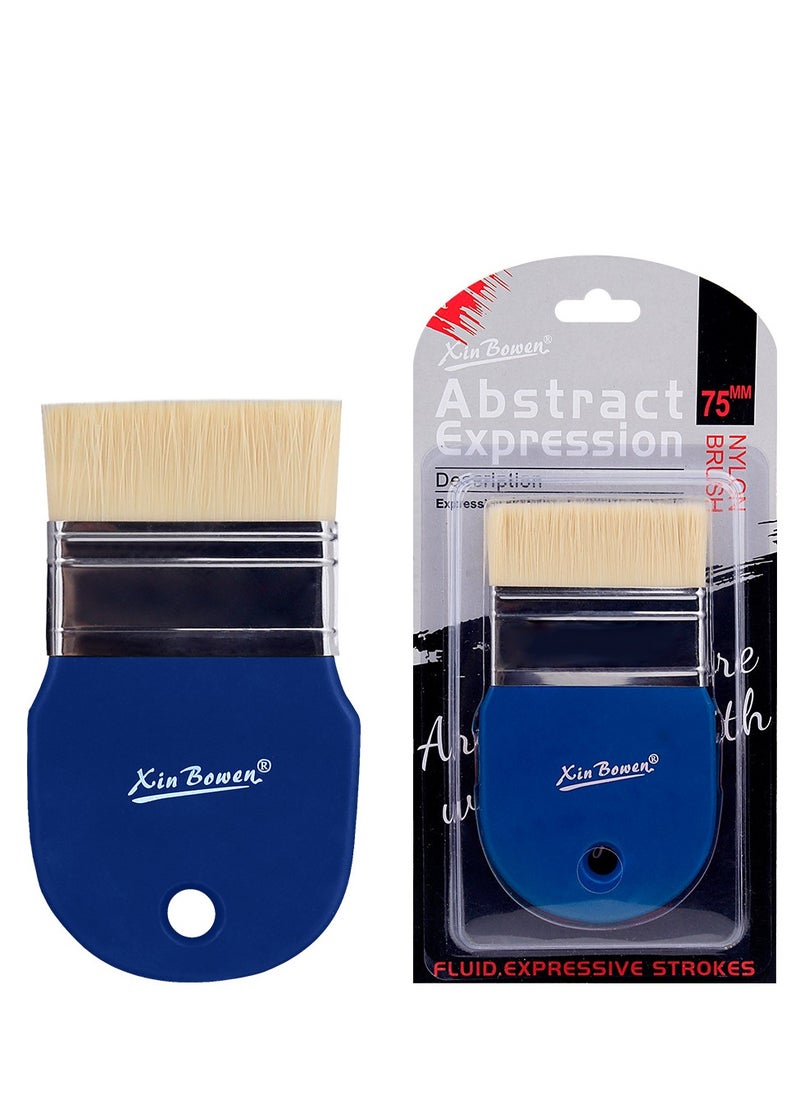 Xinbowen - Wooden Handle Nylon Hair Paint Brush - Versatile Art Board Brush for Watercolor, Acrylic, and Oil Painting - Image 1
