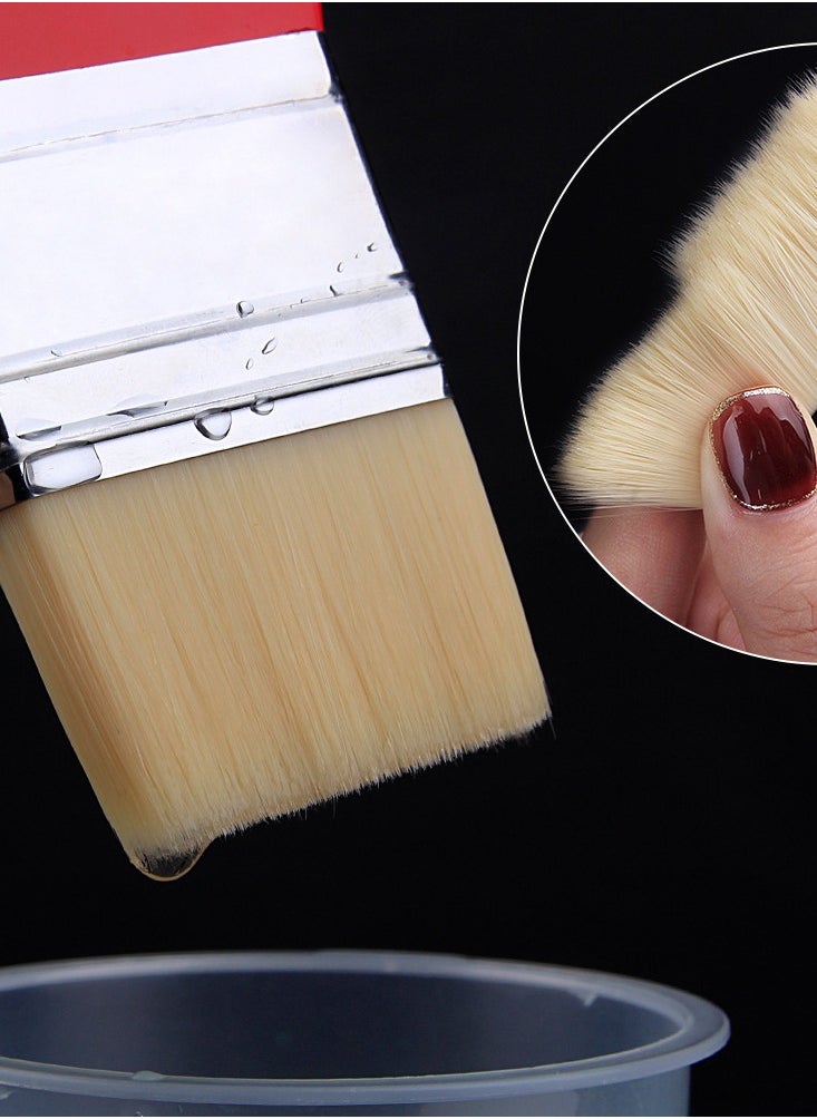 Xinbowen - Wooden Handle Nylon Hair Paint Brush - Versatile Art Board Brush for Watercolor, Acrylic, and Oil Painting - Image 1