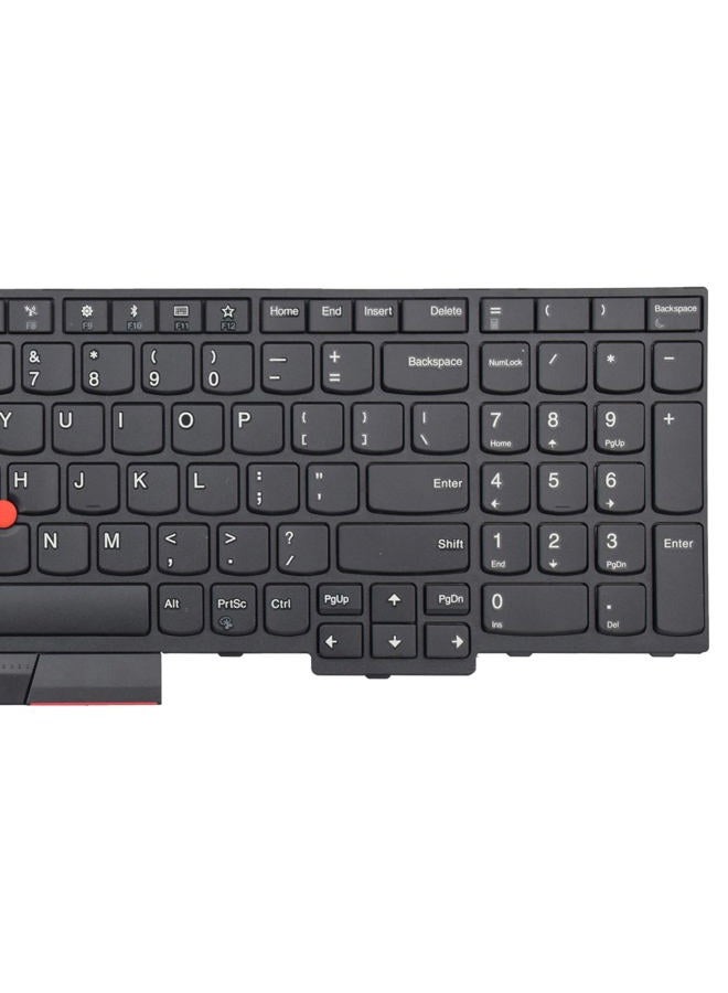 SUNMALL Replacement Keyboard with Trackpoint Compatible with Lenovo ThinkPad E580 E585 L580 E590 E595 L590 T590 P52 P72 P53 P73 ，P15s Gen 1 / T15 Gen 1 Series Laptop No Backlit - Image 5