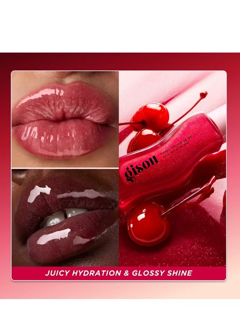 جيسو زيت جيسو للشفاه المغذي بالعسل بنكهة "الكرز على الكعكة" - 8 مل - Image 2