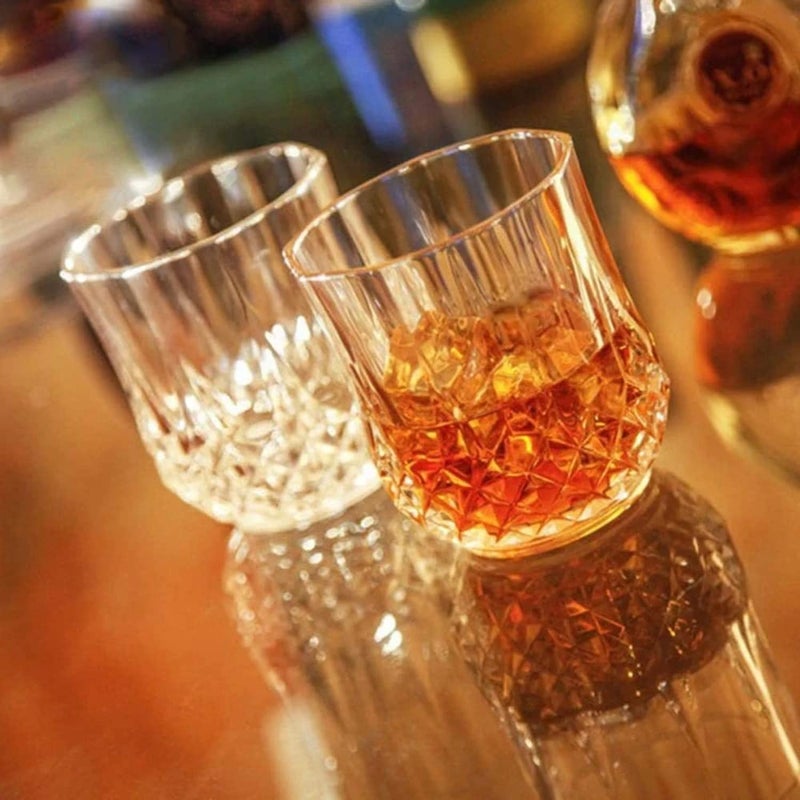 MUAC Premium Heavy Base Shot Glass Set Whisky Shot Glasses 50 ML Liqueur Glasses Spirits Glasses Mini Glass Cups Double Side Cordial Glasses Tequila Cups Small Glass Shot Cups Pack of 4 - Image 5