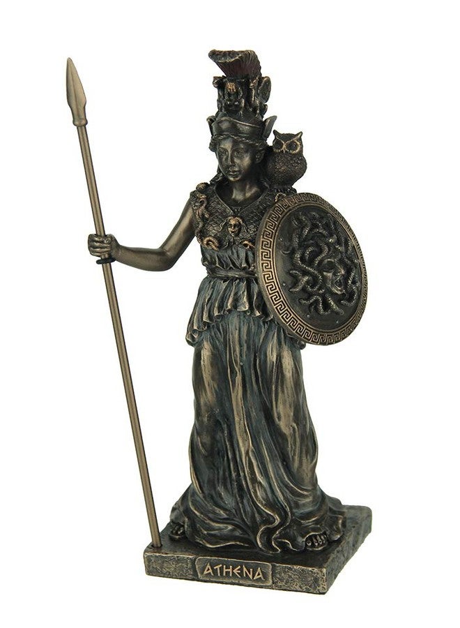Veronese Design Athena Greek Goddess of Wisdom & War Bronze Finish Statue - Image 3