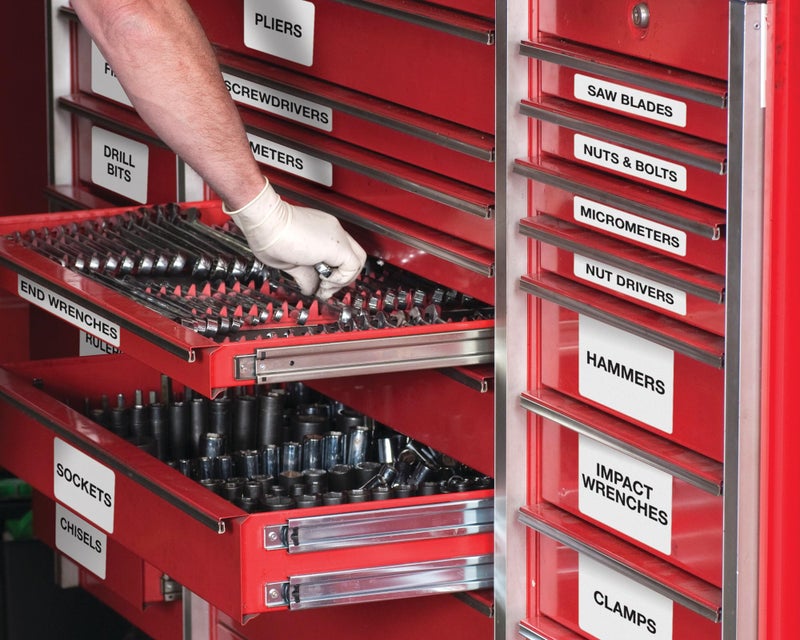 Avery Durable White Cover up ID Labels for Laser Printers, 1.25" x 1.75", Pack of 1600 (6576) - Image 2