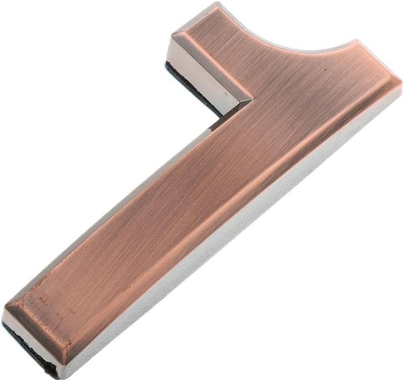 klarako Bronze Front Gate Door Address Plaque Number Digits Sign Sticker Plate Self Adhesive klarakoNumber 1 - Image 1