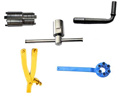 GIZMO 5 Pieces Repairing Tool Set Super Splender Passion Pro Motorbike Made on CNC Machine -Magnet/Flywheel Puller, Clutch Nut Spanner,Timing Grary Set, 6 Pin Clutch Holder - Image 2
