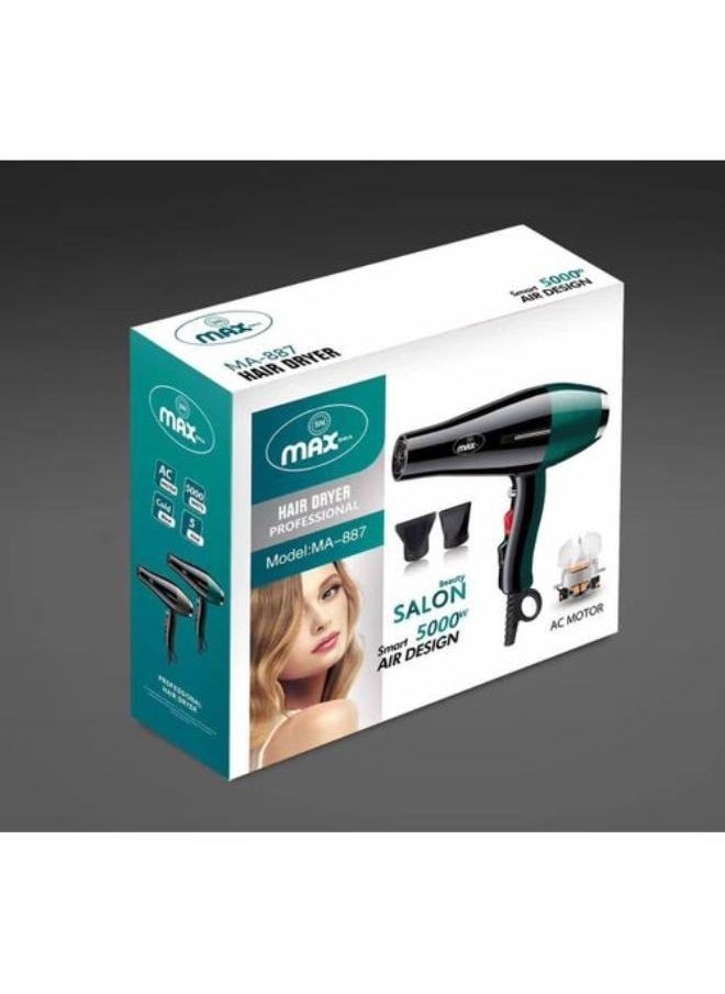 Max Bra Hair Dryer 5000W MA-886 - Professional and Fast Drying - pzsku/Z3FAB4E5D99B6606C6EC9Z/45/_/1729971388/b0d864f9-9557-4237-9f76-9a1de8dbede5