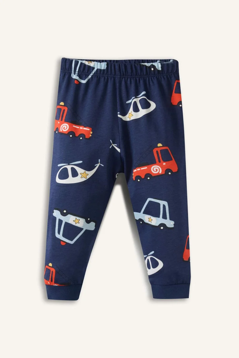 DeFacto Boy 2 piece Regular Fit Knitted T-Shirt Pants Pyjamas Set
