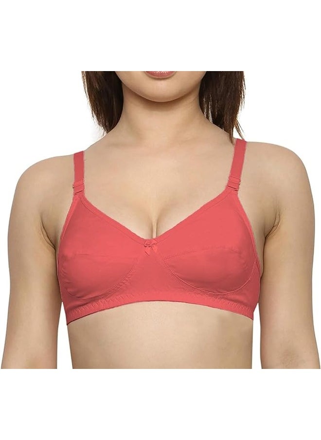 Love Bell - Love Bell Women's Everyday Bra - Double-Layered, High Coverage, All-Day Comfort Bra - Image 1