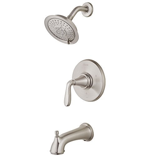 Pfister Northcott Tub & Shower Trim Kit (Valve Not Included), 1-Handle, Brushed Nickel Finish, LG898MGK - Image 1