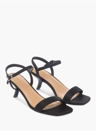 Women's Embellished Sandals with Kitten Heels and Buckle Closure - pzsku/Z3FAB7E93DA9ACB2075AFZ/45/_/1738076281/81a20179-e6bd-40c3-8e7a-a4bb4bf2625c