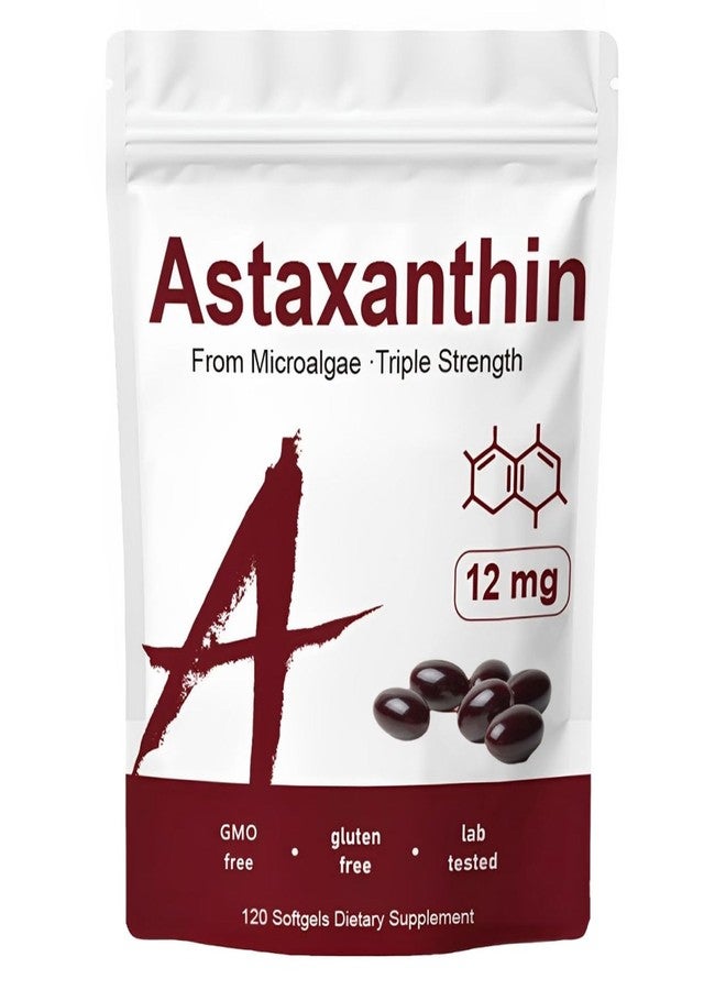 Rulinal Belano Astaxanthin 12mg, 120 Softgels, Premium Astaxanthin Antioxidant Supplements, Supports Immune, Skin, Eye & Joint Health-Non-GMO, Gluten-Free, 4 Month Supply, 120 Servings - Image 1