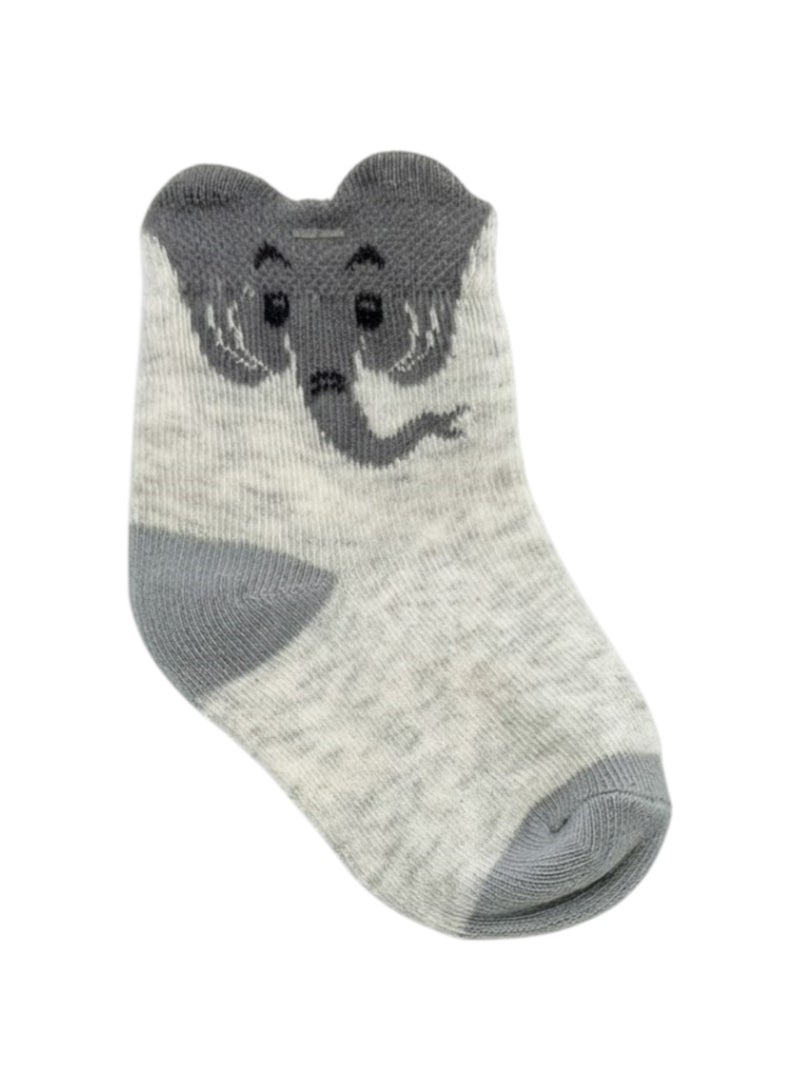 victor and jane Monochrome Baby character socks 4 pack - Image 4