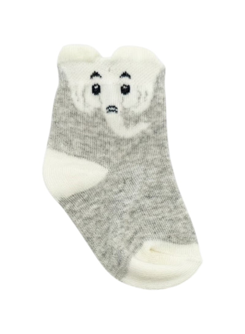 victor and jane Monochrome Baby character socks 4 pack - Image 5