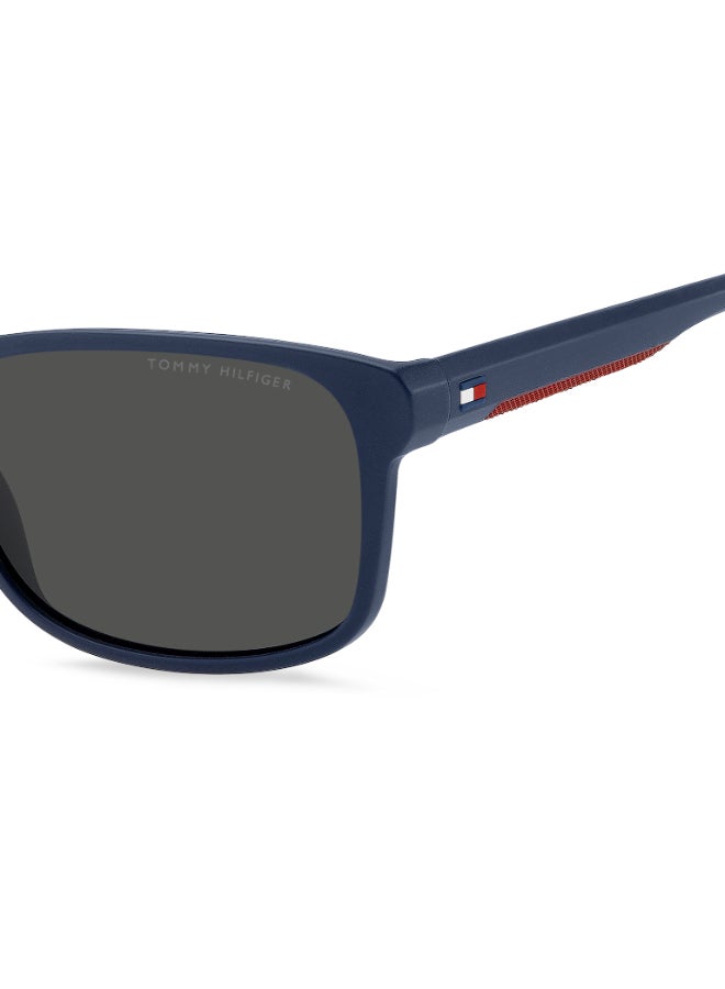 TOMMY HILFIGER TH 2325/S Sunglasses Blue Rectangular - Image 4