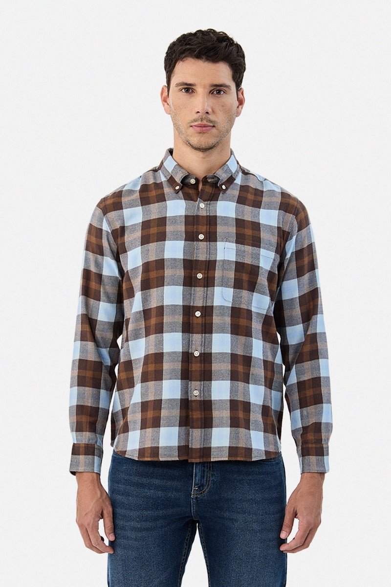 SNITCH Regular Fit Checks Shirt - Image 1