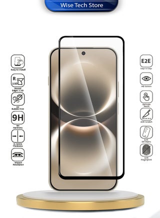 Huawei nova 15 Max 4G 2026 Premium E2E Series Full Glue Full Cover Tempered Glass Screen Protector (MSGECN) - Clear/Black - view 2