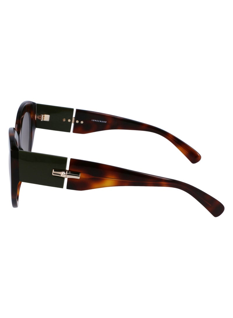 Longchamp Women's UV Protection Cat Eye Shape Acetate Sunglasses LO722S-230-5420 - Lens Size: 54 - Havana  - Image 4