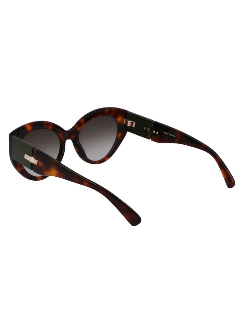 Longchamp Women's UV Protection Cat Eye Shape Acetate Sunglasses LO722S-230-5420 - Lens Size: 54 - Havana  - Image 5
