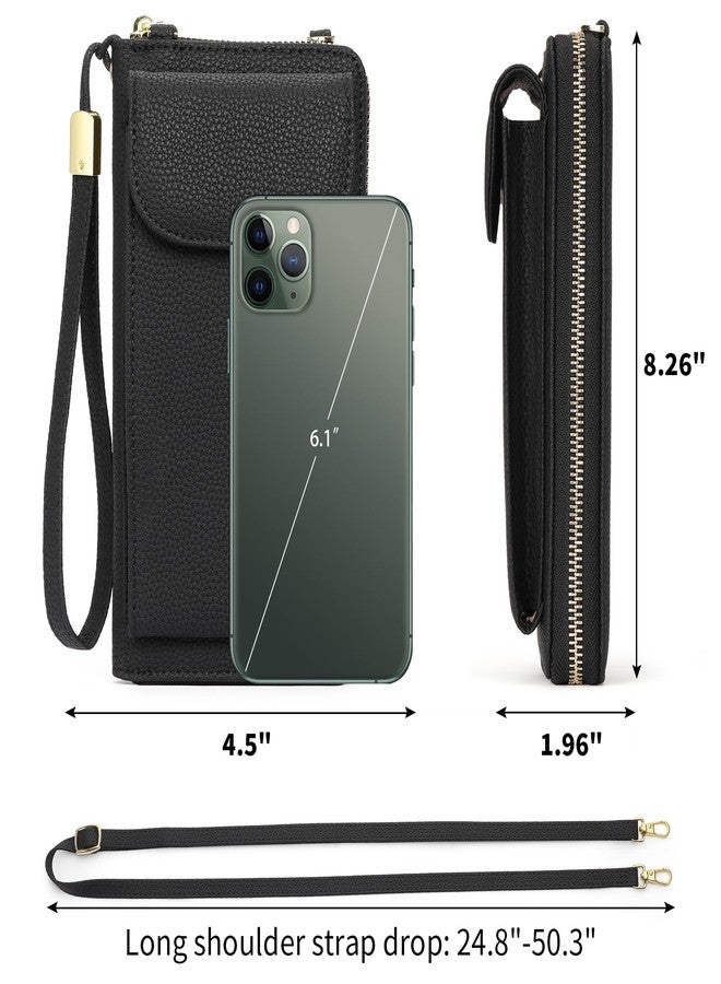 FALAN MULE Small Cell Phone Crossbody Bags for Women, Leather Wallet Phone Purses - Image 4