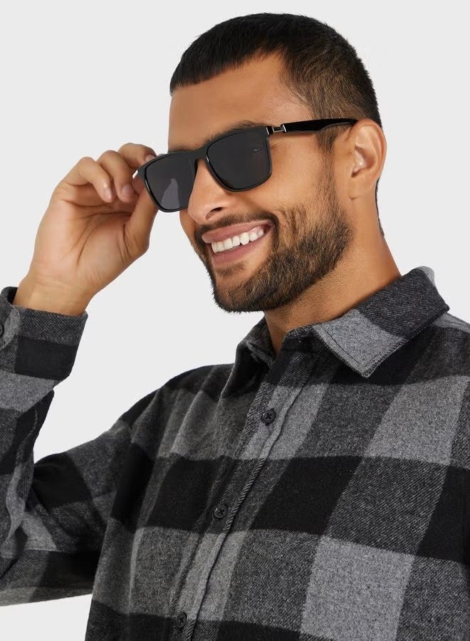 Robert Wood Polarized Wayfarer Sunglasses - Image 3