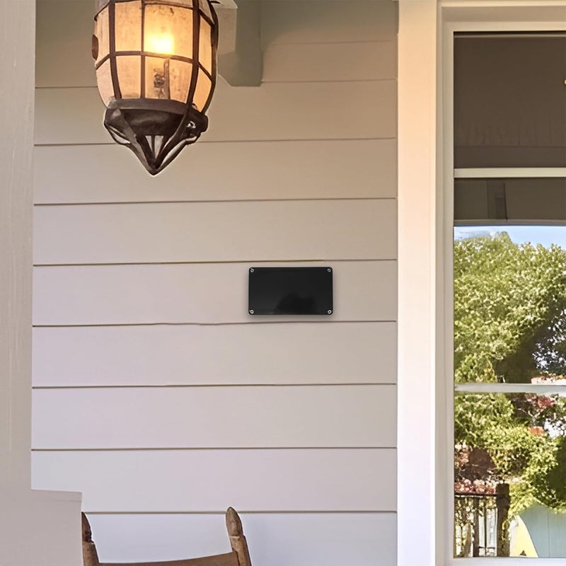 PartyKindom 2pcs Outdoor Junction Box ABS Plastic Dustproof Waterproof Electrical Enclosure for Garden Project - Image 5