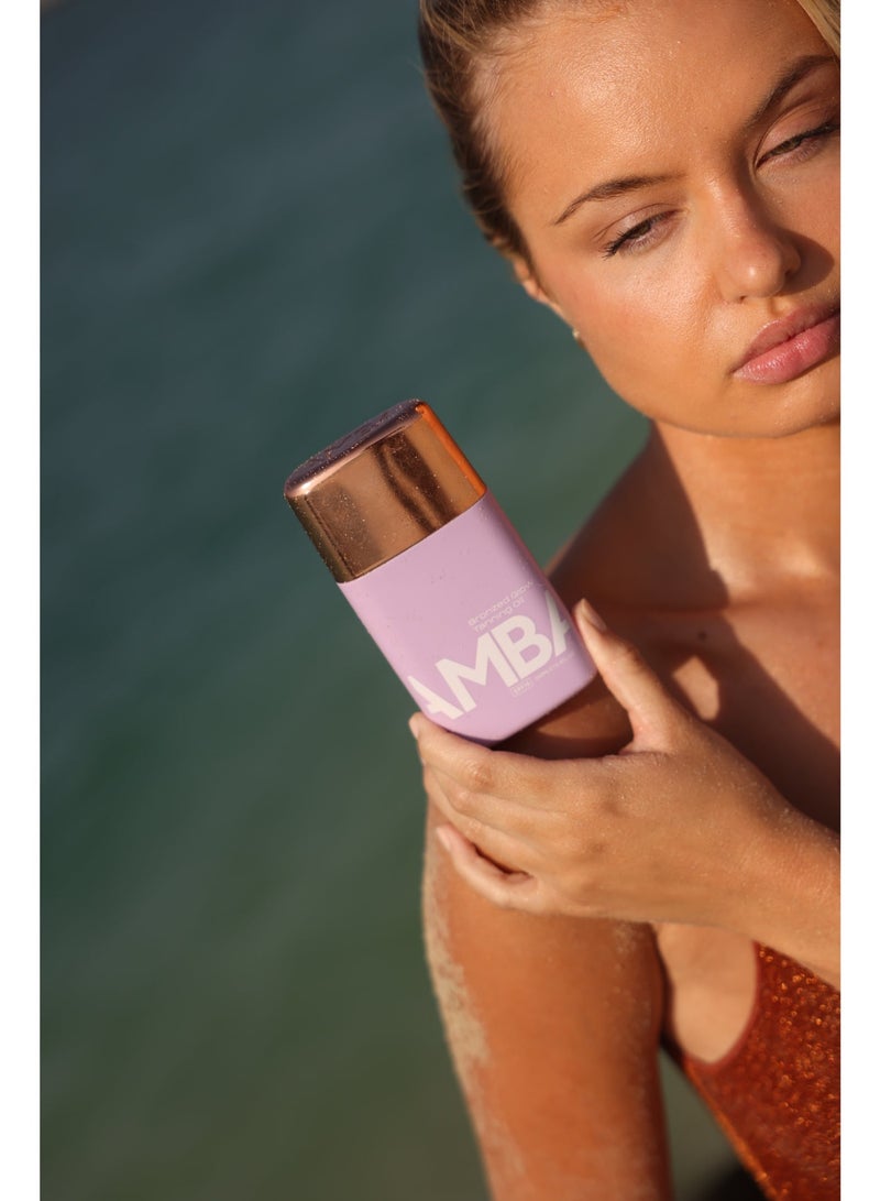 أمبا زيت تسمير جلو برونزي بدرجة حماية SPF 15 - Image 2