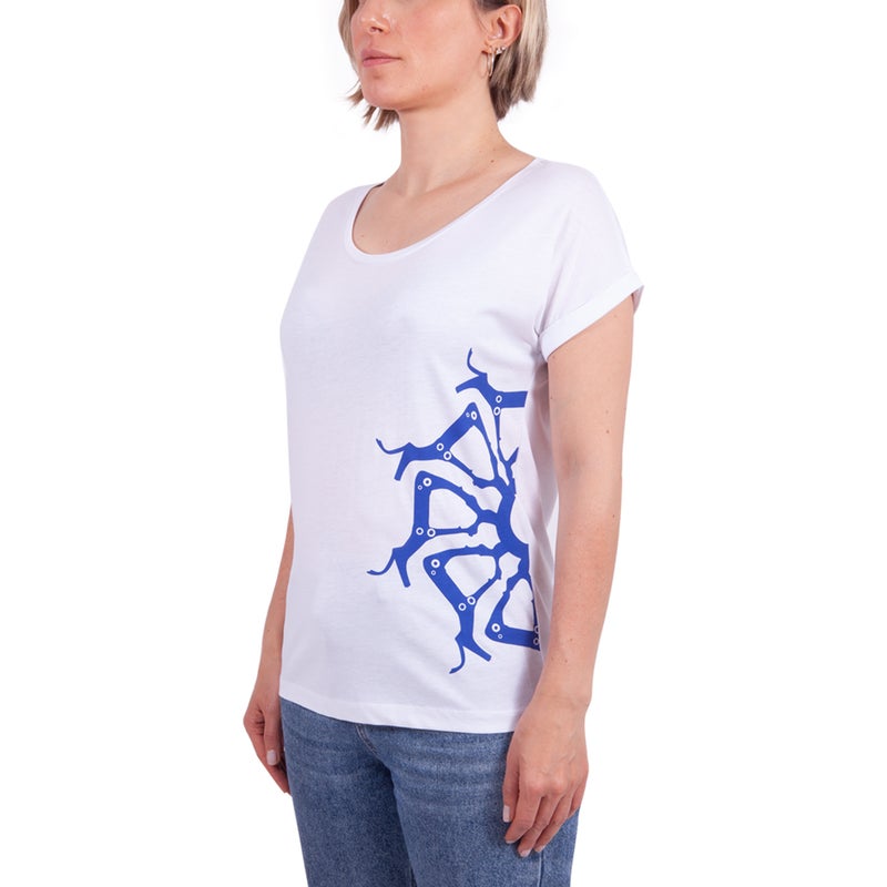 Bc 3000 Deer White Small T-Shirt, Custom Design, Small, Crew Neck - Image 3