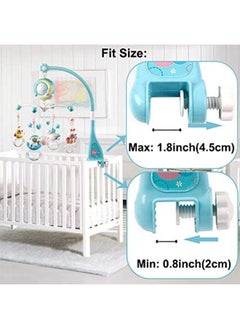 Baby Crib Mobile with Musical, Projector and Night Light,150 Music,Timing Function,Take Along Mobile Music Box and Rattle,Gift for Toddles (Blue) - pzsku/Z3FAC000D47293A55AAFFZ/45/_/1730199293/950fcf0a-3594-4af0-b860-3ec8fee7a2bc