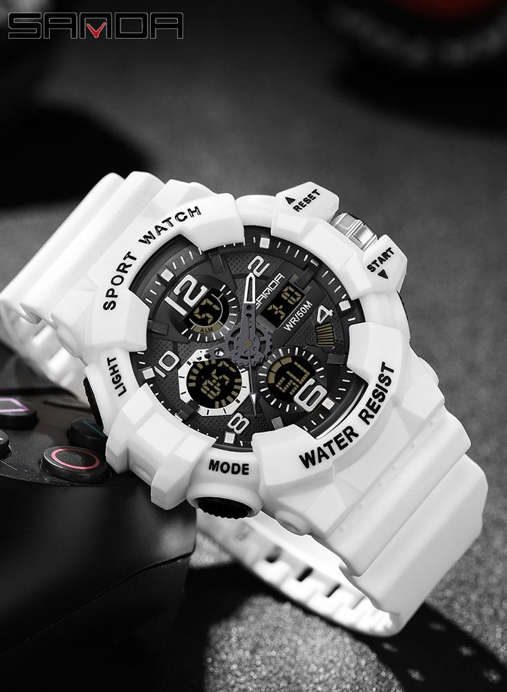 SANDA Brand G- Style Military Watch Men Digital Shock Sports Watches For Man Waterproof Electronic Men's Wristwatch - Image 2