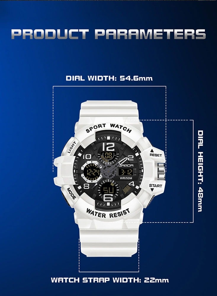 SANDA Brand G- Style Military Watch Men Digital Shock Sports Watches For Man Waterproof Electronic Men's Wristwatch - Image 3