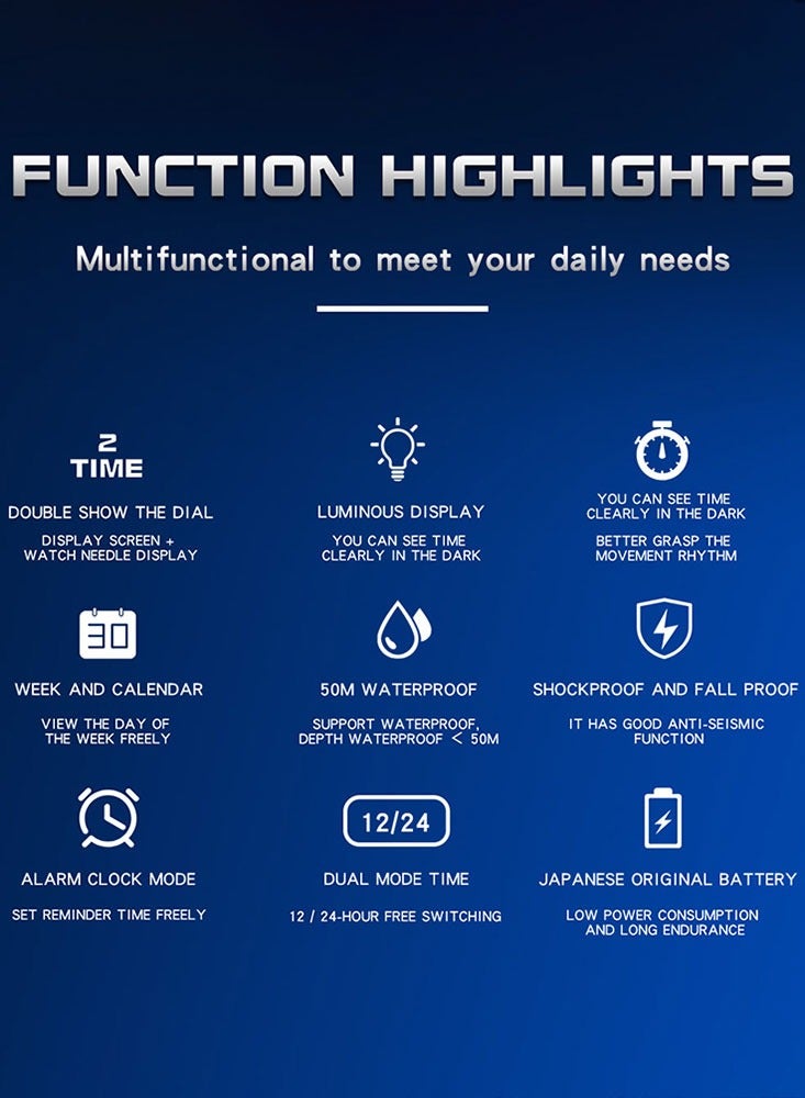 SANDA Brand G- Style Military Watch Men Digital Shock Sports Watches For Man Waterproof Electronic Men's Wristwatch - Image 5