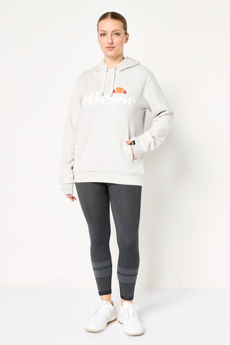 Ellesse Women Sportswear Fit Long Sleeve Outdoor Hoodie, Pale Grey - Image 4