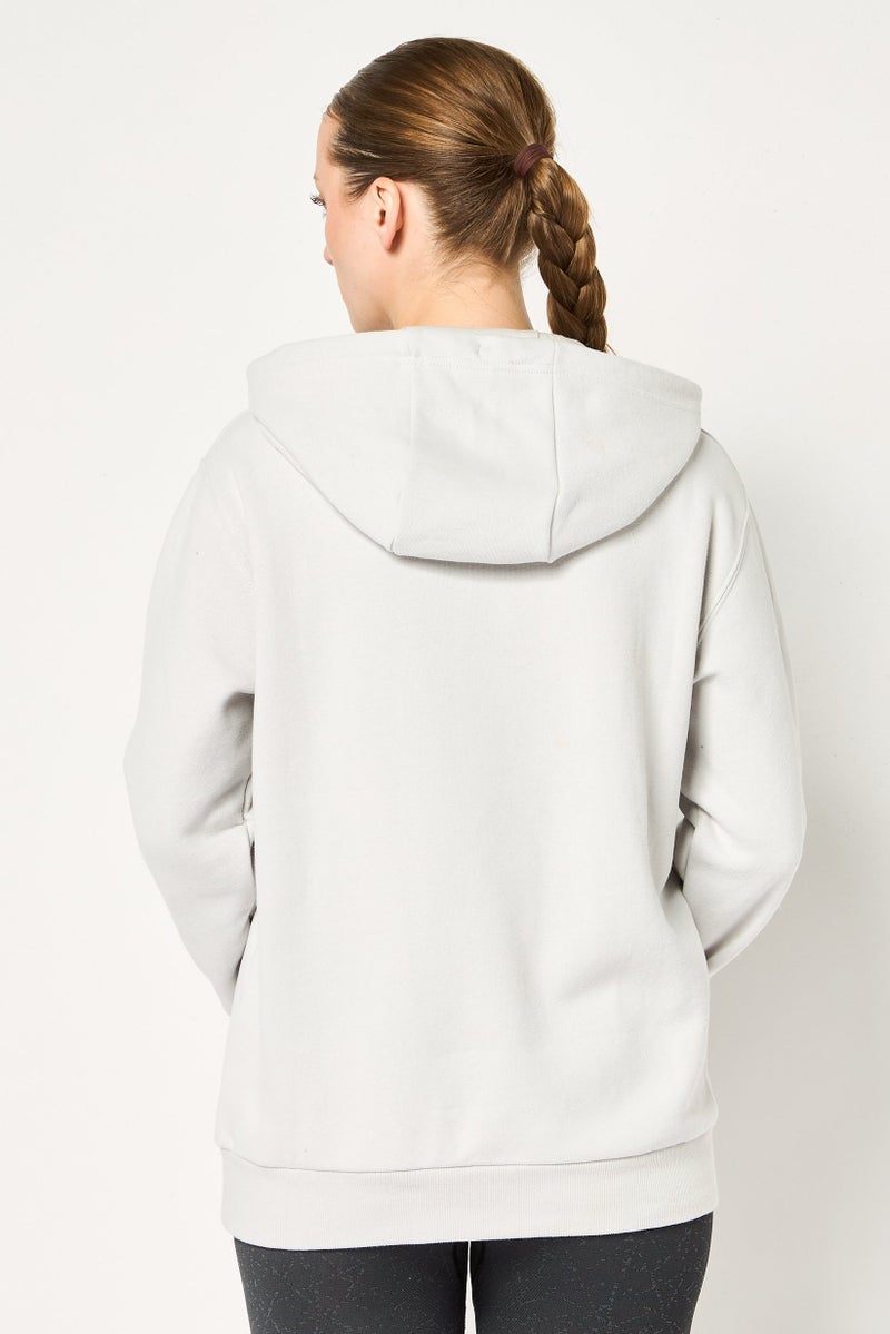 Ellesse Women Sportswear Fit Long Sleeve Outdoor Hoodie, Pale Grey - Image 2