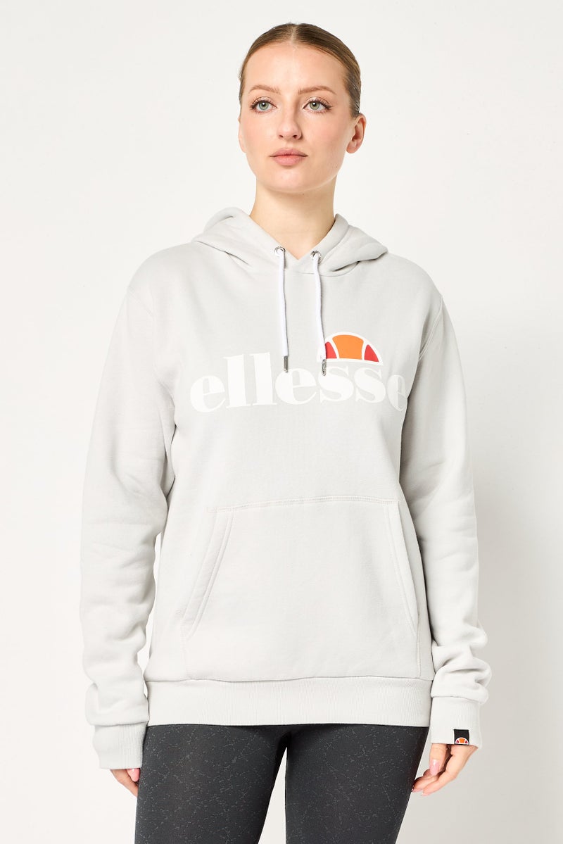 Ellesse Women Sportswear Fit Long Sleeve Outdoor Hoodie, Pale Grey - Image 1