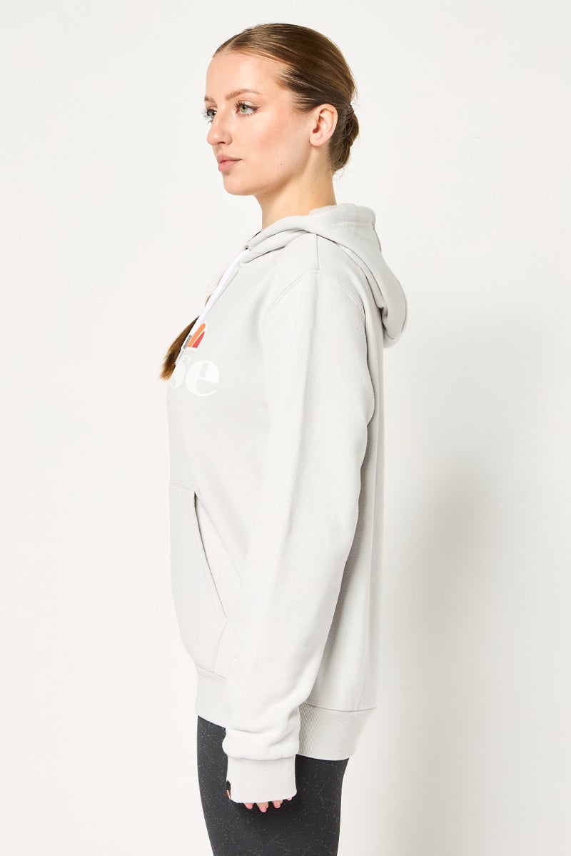 Ellesse Women Sportswear Fit Long Sleeve Outdoor Hoodie, Pale Grey - Image 3