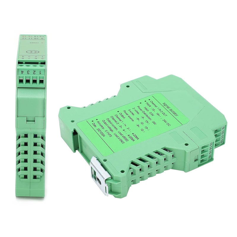 كلاراكو عزل التركيب محول التيار DC، DC عازل إشارة التيار حماية الدائرة مرسل التيار 1 مدخل 2 مخرج 0-5 فولت إلى 4-20 مللي أمبير - Image 5