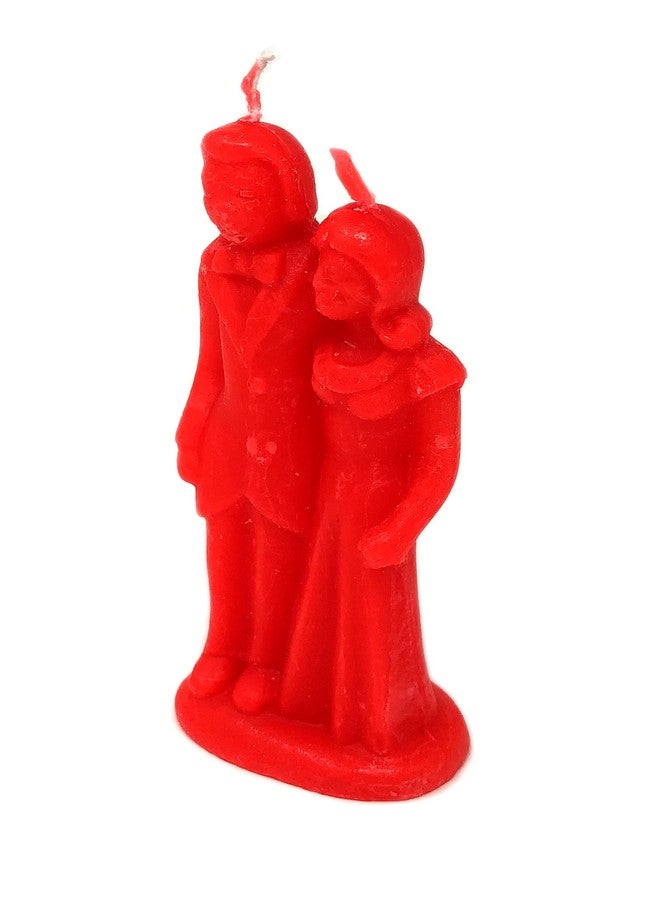 Vrinda Decorative Erotic Wedding Couple Art Portrait Candle Mould - Handcrafted Romantic Figurine Candles for Rituals, Spells, Marriage, and Special Occasions (Red) - Image 2