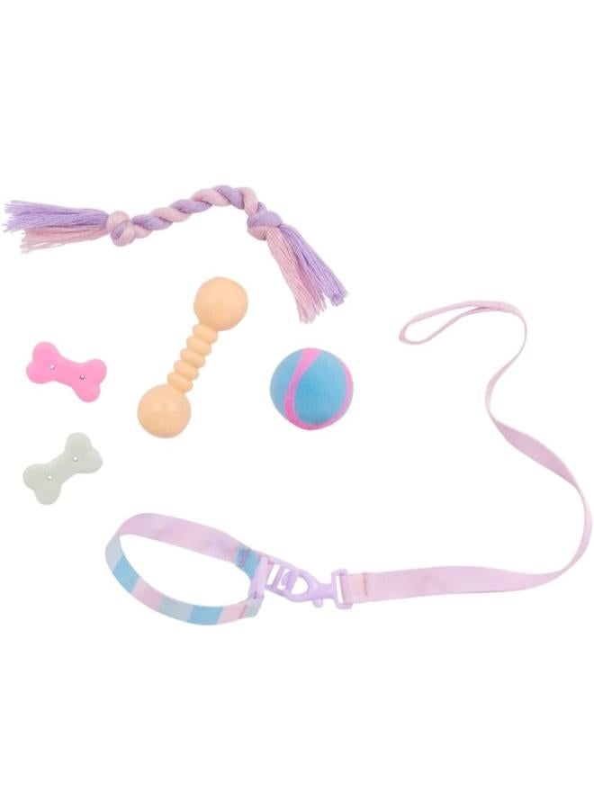 Our Generation - Skylar & Bow Our Generation 18-inch Doll Pet Plush Puppy Set, Doll w/Rainbow Pup & Acc. - Image 4