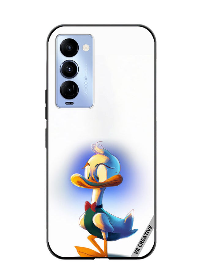 VR CREATIVE - Protective Case Cover For Tecno Camon 18/18 P Donald Duck Design Multicolour - Image 1