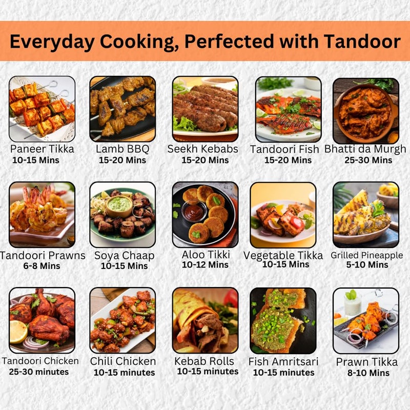 Chefman 2-in-1 Electric & Charcoal Barbecue Grill Set 1200W Stainless Steel Element 13Inch Size Includes Tong Skewers Portable Grill for Home Camping Barbecue Grill for Outdoor Cooking (BLACK) - Image 4