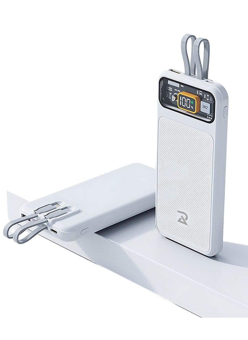 RADALIFESTYLE Power 10 Fast Charging Power Bank 25W 10000mAh & Inbuilt Cable  - Image 2