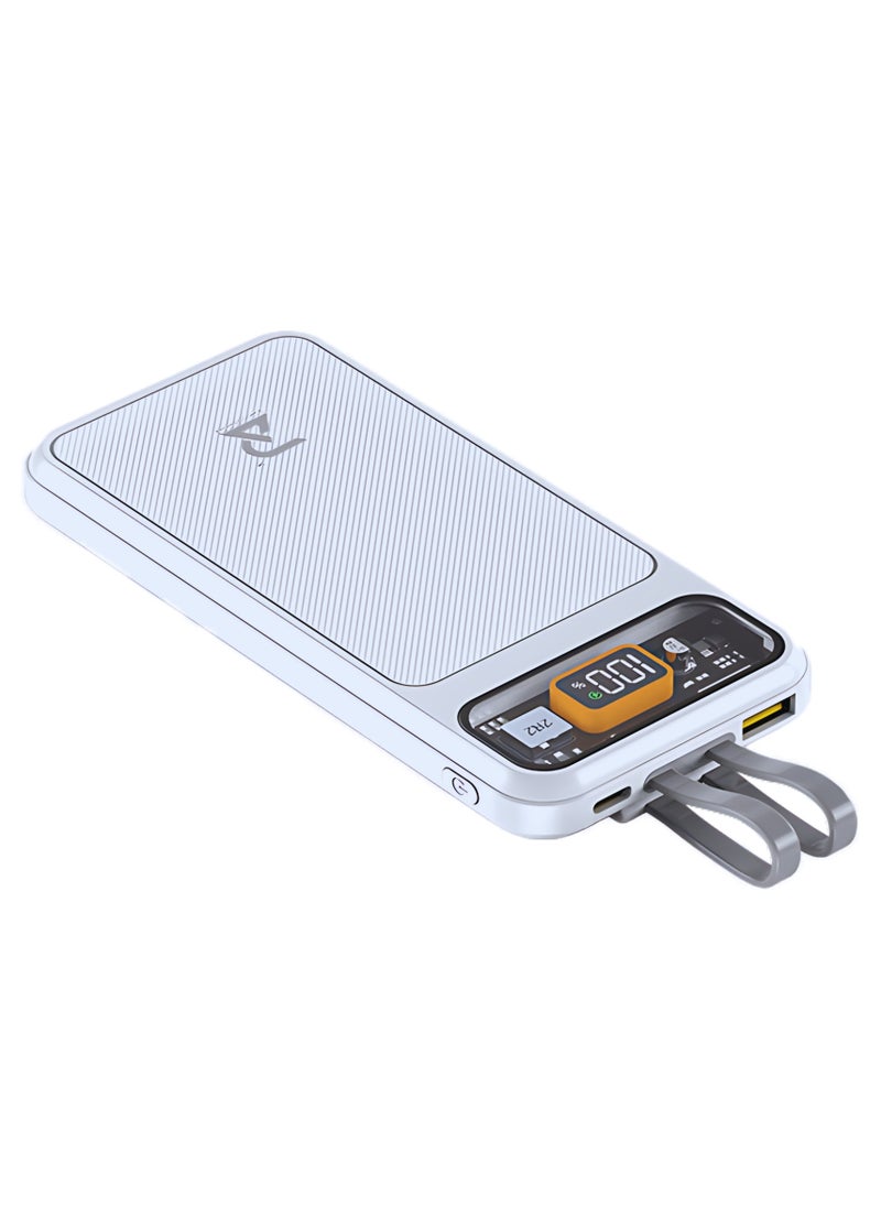 RADALIFESTYLE Power 10 Fast Charging Power Bank 25W 10000mAh & Inbuilt Cable  - Image 5