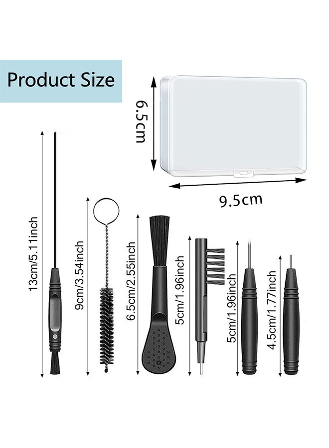 GNAFOTU 6 Pieces Hearing aid Cleaning Tools, Hearing Aid Cleaning Kits, Professional Hearing Amplifier Cleaning Brush, Earplug Cleaner Kit for Electronic Product with Storage Box - Image 3
